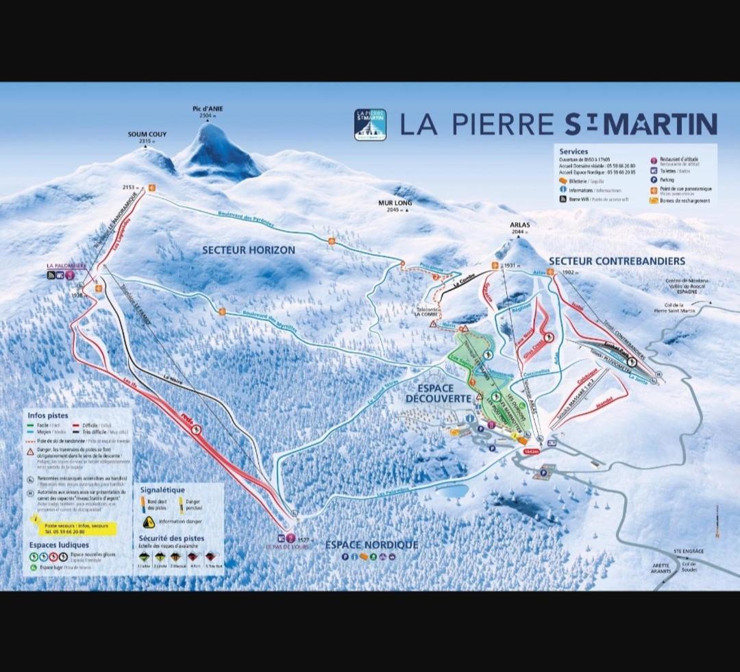 Apartamento Aunamendi Pyrenees La Pierre Saint Martin Exteriör bild